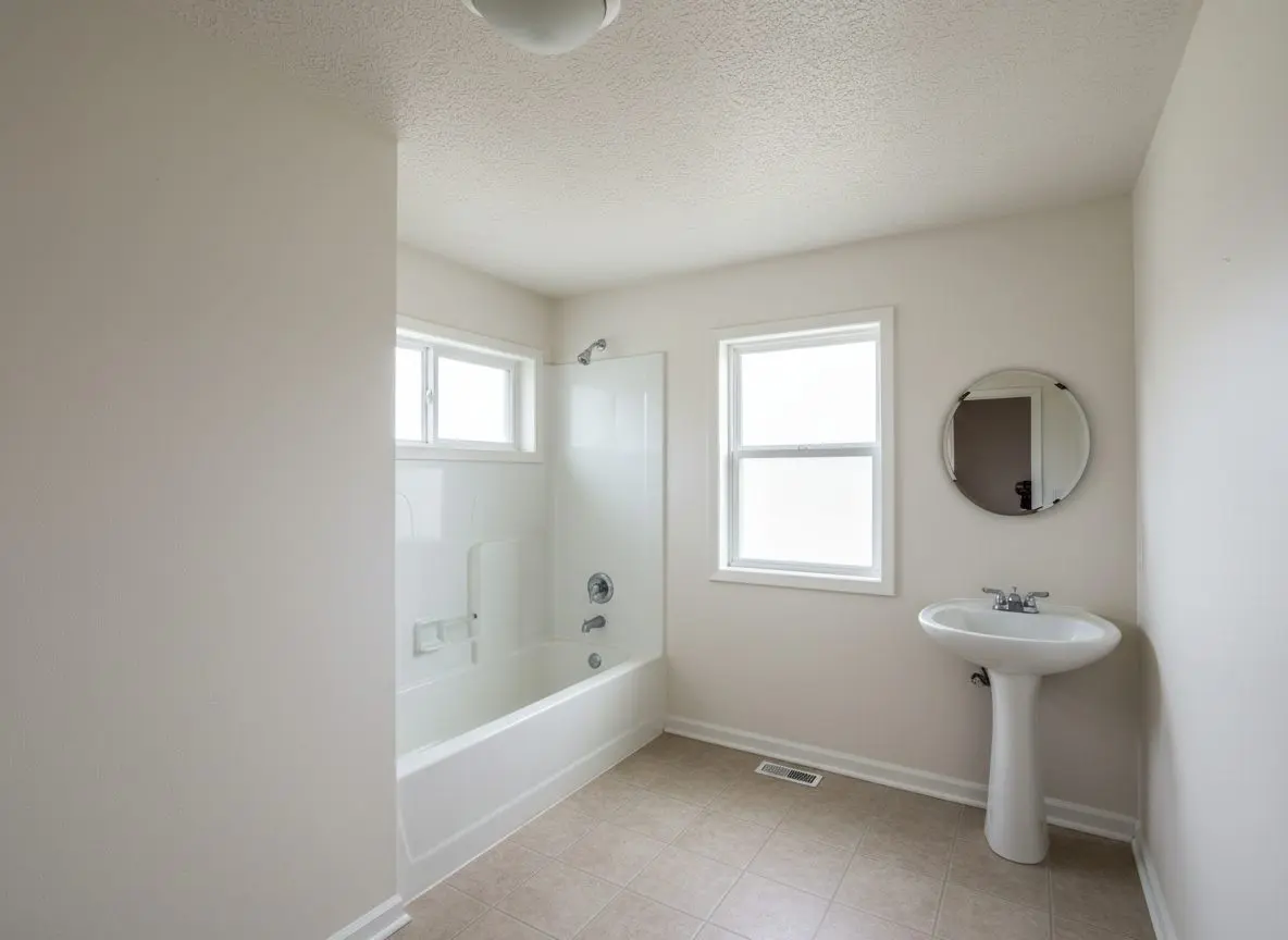 Ceiling opened for a plumber in Sabin