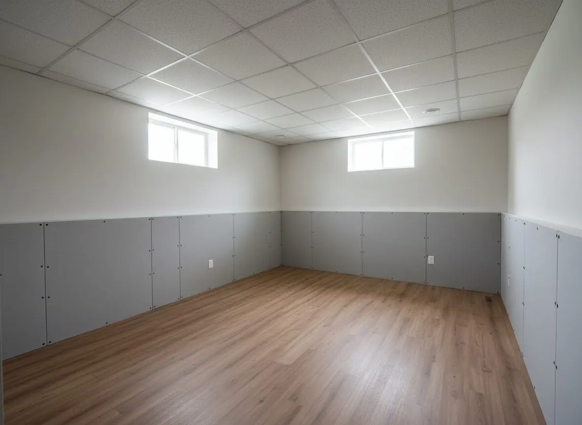 Basement rebuilt to take it again in Harwood
